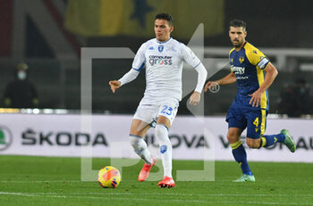 2021-11-22 - krijsian asllani (empoli) - HELLAS VERONA FC VS EMPOLI FC - ITALIAN SERIE A - SOCCER