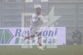 2021-11-21 - Keita Baldè (Cagliari) celebrates the goal - US SASSUOLO VS CAGLIARI CALCIO - ITALIAN SERIE A - SOCCER