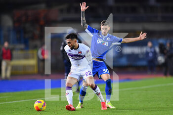 2021-11-27 - Nicolas Gonzalez (Fiorentina) e Petar Stojanovic (Empoli) - EMPOLI FC VS ACF FIORENTINA - ITALIAN SERIE A - SOCCER