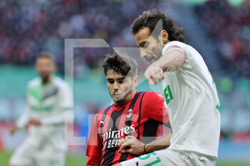 2021-11-28 - Brahim Diaz of AC Milan in action during the Serie A 2021/22 football match between AC Milan and US Sassuolo at Giuseppe Meazza Stadium, Milan, Italy on November 28, 2021 - AC MILAN VS US SASSUOLO - ITALIAN SERIE A - SOCCER
