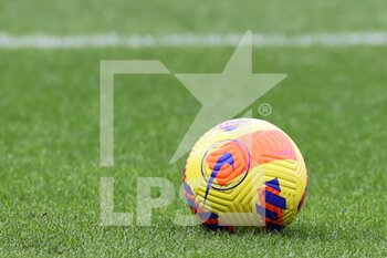 2021-11-28 - Official Nike Serie A Matchball during the Serie A 2021/22 football match between AC Milan and US Sassuolo at Giuseppe Meazza Stadium, Milan, Italy on November 28, 2021 - AC MILAN VS US SASSUOLO - ITALIAN SERIE A - SOCCER