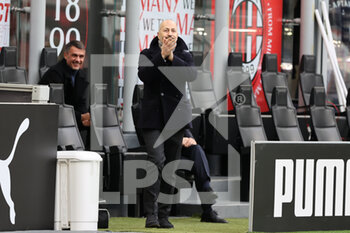 2021-11-28 - Ivan Gazidis A.D. of AC Milan during the Serie A 2021/22 football match between AC Milan and US Sassuolo at Giuseppe Meazza Stadium, Milan, Italy on November 28, 2021 - AC MILAN VS US SASSUOLO - ITALIAN SERIE A - SOCCER