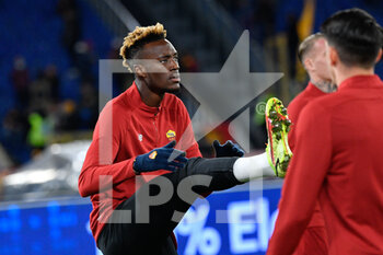 2021-11-28 - Tammy Abraham (AS Roma)  during the  Italian Football Championship League A 2021/2022 match between AS Roma vs Torino FC at the Olimpic Stadium in Rome  on 28 November  2021. - AS ROMA VS TORINO FC - ITALIAN SERIE A - SOCCER