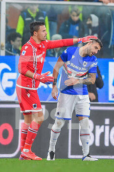2021-11-27 - EMIL AUDERO (Sampdoria)
, Nicola Murru (Sampdoria), celebrates after scoring a goal - UC SAMPDORIA VS HELLAS VERONA FC - ITALIAN SERIE A - SOCCER