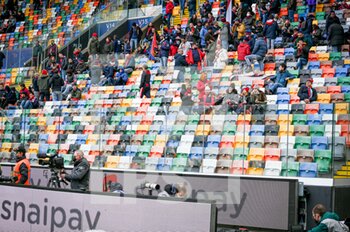 2021-11-28 - The grandstand empty after Genoa supporters were forced to remove a banner - UDINESE CALCIO VS GENOA CFC - ITALIAN SERIE A - SOCCER