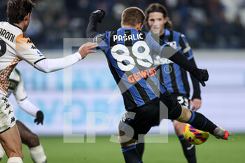 2021-11-30 - Mario Pasalic (Atalanta Bergamasca Calcio) scores his personal hat-trick and his side’s fourth goal - ATALANTA BC VS VENEZIA FC - ITALIAN SERIE A - SOCCER