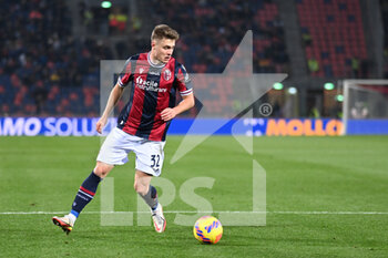 2021-12-01 - Mattias Svanberg Bologna FC in action - BOLOGNA FC VS AS ROMA - ITALIAN SERIE A - SOCCER