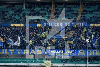 2021-11-30 - Verona supporters - HELLAS VERONA FC VS CAGLIARI CALCIO - ITALIAN SERIE A - SOCCER