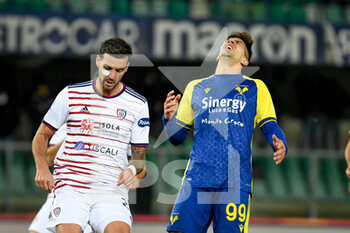 2021-11-30 - Disappointment of Giovanni Simeoni (Verona) after missing a goal reacting - HELLAS VERONA FC VS CAGLIARI CALCIO - ITALIAN SERIE A - SOCCER