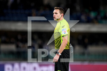 2021-11-30 - The referee of the match Matteo Marcenaro - HELLAS VERONA FC VS CAGLIARI CALCIO - ITALIAN SERIE A - SOCCER