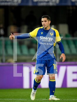 2021-11-30 - Giancluca Caprari (Verona) reacts - HELLAS VERONA FC VS CAGLIARI CALCIO - ITALIAN SERIE A - SOCCER