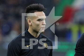 2021-12-01 - Lautaro Martinez of FC Internazionale looks on during the Serie A 2021/22 football match between FC Internazionale and Spezia Calcio at Giuseppe Meazza Stadium, Milan, Italy on December 01, 2021 - INTER - FC INTERNAZIONALE VS SPEZIA CALCIO - ITALIAN SERIE A - SOCCER