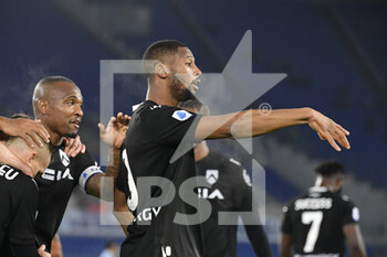 2021-12-02 - Norberto Bercique Gomes Betuncal (Udinese) celebrates after scoring the goal 0-1 during the  Italian Football Championship League A 2021/2022 match between SS Lazio vs Udinese Calcio at the Olimpic Stadium in Rome on 02 December 2021. - SS LAZIO VS UDINESE CALCIO - ITALIAN SERIE A - SOCCER