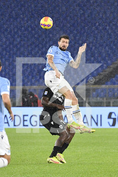 2021-12-02 - Francesco Acerbi (SS Lazio)  during the  Italian Football Championship League A 2021/2022 match between SS Lazio vs Udinese Calcio at the Olimpic Stadium in Rome on 02 December 2021. - SS LAZIO VS UDINESE CALCIO - ITALIAN SERIE A - SOCCER