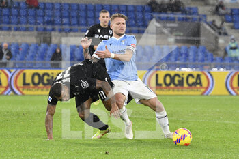 2021-12-02 - Ciro Immobile (SS Lazio)  during the  Italian Football Championship League A 2021/2022 match between SS Lazio vs Udinese Calcio at the Olimpic Stadium in Rome on 02 December 2021. - SS LAZIO VS UDINESE CALCIO - ITALIAN SERIE A - SOCCER