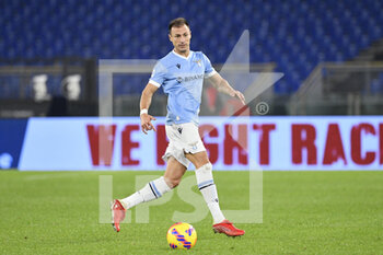 2021-12-02 - Stefan Radu (SS Lazio)  during the  Italian Football Championship League A 2021/2022 match between SS Lazio vs Udinese Calcio at the Olimpic Stadium in Rome on 02 December 2021. - SS LAZIO VS UDINESE CALCIO - ITALIAN SERIE A - SOCCER