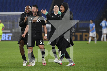 2021-12-02 - Tolgay Arslan (Udinese) celebrates after scoring the goal 4-4 during the  Italian Football Championship League A 2021/2022 match between SS Lazio vs Udinese Calcio at the Olimpic Stadium in Rome on 02 December 2021. - SS LAZIO VS UDINESE CALCIO - ITALIAN SERIE A - SOCCER