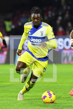 2021-11-30 - Juventus' forward Moise Kean in action  - US SALERNITANA VS JUVENTUS FC - ITALIAN SERIE A - SOCCER