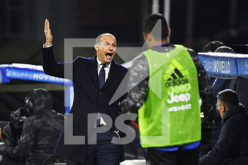 2021-11-30 - Juventus' head coach Massimiliano Allegri reacts  - US SALERNITANA VS JUVENTUS FC - ITALIAN SERIE A - SOCCER