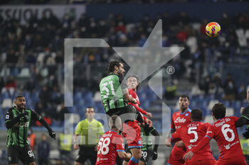 2021-12-01 - Gian Marco Ferrari (Sassuolo) scores a goal - US SASSUOLO VS SSC NAPOLI - ITALIAN SERIE A - SOCCER