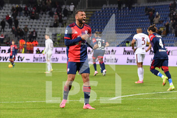 2021-12-06 - Galvao Joao Pedro of Cagliari Calcio, Esultanza, Celebration after scoring goal - CAGLIARI CALCIO VS TORINO FC - ITALIAN SERIE A - SOCCER
