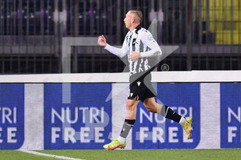 2021-12-06 - Gerard Deulofeu (Udinese) celebrates after scoring a goal - EMPOLI FC VS UDINESE CALCIO - ITALIAN SERIE A - SOCCER