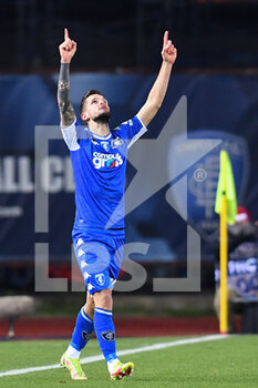 2021-12-06 - Petar Stojanovic (Empoli) celebrates after scoring a goal - EMPOLI FC VS UDINESE CALCIO - ITALIAN SERIE A - SOCCER