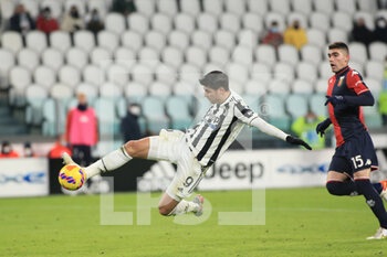 2021-12-05 - Alvaro Morata (Juventus FC) shots on goal - JUVENTUS FC VS GENOA CFC - ITALIAN SERIE A - SOCCER