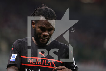2021-12-04 - Franck Kessie of AC Milan looks on during the Serie A 2021/22 football match between AC Milan and US Salernitana 1919 at Giuseppe Meazza Stadium, Milan, Italy on December 04, 2021 - AC MILAN VS US SALERNITANA - ITALIAN SERIE A - SOCCER