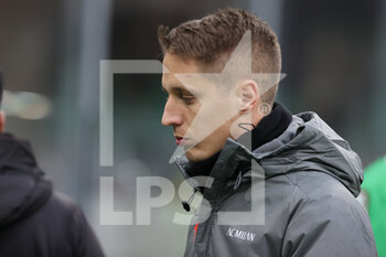 2021-12-04 - Andrea Conti of AC Milan looks on during the Serie A 2021/22 football match between AC Milan and US Salernitana 1919 at Giuseppe Meazza Stadium, Milan, Italy on December 04, 2021 - AC MILAN VS US SALERNITANA - ITALIAN SERIE A - SOCCER
