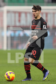 2021-12-04 - Brahim Diaz of AC Milan in action during the Serie A 2021/22 football match between AC Milan and US Salernitana 1919 at Giuseppe Meazza Stadium, Milan, Italy on December 04, 2021 - AC MILAN VS US SALERNITANA - ITALIAN SERIE A - SOCCER