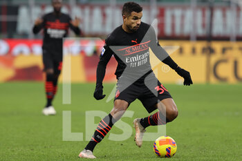 2021-12-04 - Junior Messias of AC Milan in action during the Serie A 2021/22 football match between AC Milan and US Salernitana 1919 at Giuseppe Meazza Stadium, Milan, Italy on December 04, 2021 - AC MILAN VS US SALERNITANA - ITALIAN SERIE A - SOCCER