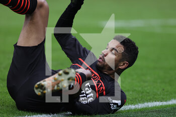 2021-12-04 - Junior Messias of AC Milan reacts during the Serie A 2021/22 football match between AC Milan and US Salernitana 1919 at Giuseppe Meazza Stadium, Milan, Italy on December 04, 2021 - AC MILAN VS US SALERNITANA - ITALIAN SERIE A - SOCCER