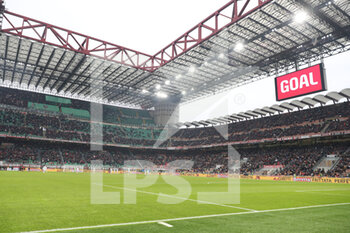 2021-12-04 - View of the Stadium during the Serie A 2021/22 football match between AC Milan and US Salernitana 1919 at Giuseppe Meazza Stadium, Milan, Italy on December 04, 2021 - AC MILAN VS US SALERNITANA - ITALIAN SERIE A - SOCCER