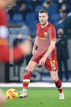 2021-12-04 - Jordan Veretout (AS Roma)  during the  Italian Football Championship League A 2021/2022 match between AS Roma vs Inter FC at the Olimpic Stadium in Rome  on 04 December 2021. - AS ROMA VS INTER - FC INTERNAZIONALE - ITALIAN SERIE A - SOCCER