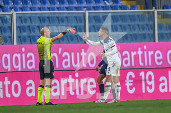 2021-12-05 - The Referee of the match Michael Fabbri of Ravenna Red card for
Sergej MILINKOVIC-SAVIC (Lazio)
, - UC SAMPDORIA VS SS LAZIO - ITALIAN SERIE A - SOCCER