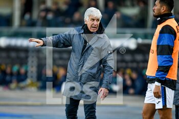 2021-12-12 - Atalanta's Head Coach Gian Piero Gasperini gestures - HELLAS VERONA FC VS ATALANTA BC - ITALIAN SERIE A - SOCCER