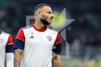 2021-12-12 - Joao Pedro of Cagliari Calcio looks on during the Serie A 2021/22 football match between FC Internazionale and Cagliari Calcio at Giuseppe Meazza Stadium, Milan, Italy on December 12, 2021 - INTER - FC INTERNAZIONALE VS CAGLIARI CALCIO - ITALIAN SERIE A - SOCCER