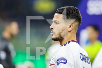 2021-12-12 - Andrea Carboni of Cagliari Calcio looks on during the Serie A 2021/22 football match between FC Internazionale and Cagliari Calcio at Giuseppe Meazza Stadium, Milan, Italy on December 12, 2021 - INTER - FC INTERNAZIONALE VS CAGLIARI CALCIO - ITALIAN SERIE A - SOCCER