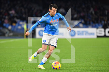 2021-12-12 - Napoli's forward Hirving Lozano in action  - SSC NAPOLI VS EMPOLI FC - ITALIAN SERIE A - SOCCER