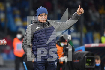 2021-12-12 - Empoli's head coach Aurelio Andreazzoli  - SSC NAPOLI VS EMPOLI FC - ITALIAN SERIE A - SOCCER