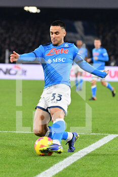 2021-12-12 - Napoli's forward Adam Ounas in action  - SSC NAPOLI VS EMPOLI FC - ITALIAN SERIE A - SOCCER