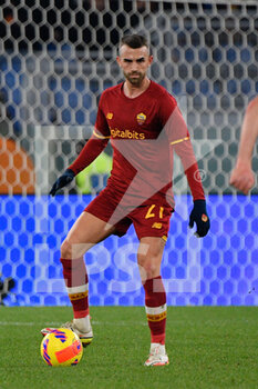 2021-12-13 - Borja Mayoral (AS Roma)  during the  Italian Football Championship League A 2021/2022 match between AS Roma vs Spezia Calcio at the Olimpic Stadium in Rome  on 13 December 2021. - AS ROMA VS SPEZIA CALCIO - ITALIAN SERIE A - SOCCER