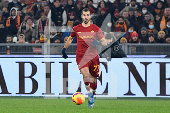 2021-12-13 - Henrikh Mkhitaryan (AS Roma)  during the  Italian Football Championship League A 2021/2022 match between AS Roma vs Spezia Calcio at the Olimpic Stadium in Rome  on 13 December 2021. - AS ROMA VS SPEZIA CALCIO - ITALIAN SERIE A - SOCCER