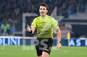 2021-12-13 - Alessandro Prontera referee during the  Italian Football Championship League A 2021/2022 match between AS Roma vs Spezia Calcio at the Olimpic Stadium in Rome  on 13 December 2021. - AS ROMA VS SPEZIA CALCIO - ITALIAN SERIE A - SOCCER