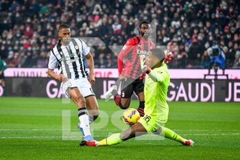 2021-12-11 - Udinese's Norberto Bercique Gomes Betuncal scores a goal 1-0 - UDINESE CALCIO VS AC MILAN - ITALIAN SERIE A - SOCCER
