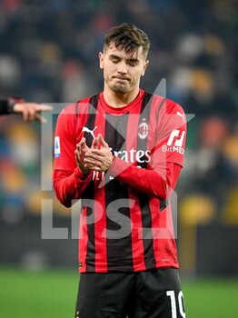 2021-12-11 - Milan's Brahim Diaz reacts - UDINESE CALCIO VS AC MILAN - ITALIAN SERIE A - SOCCER
