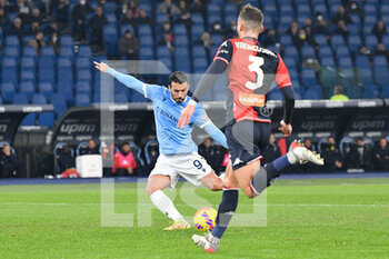 2021-12-17 - Pedro (SS Lazio)  goal 1-0 during the  Italian Football Championship League A 2021/2022 match between SS Lazio vs Genoa CFC at the Olimpic Stadium in Rome on 17 December 2021. - SS LAZIO VS GENOA CFC - ITALIAN SERIE A - SOCCER