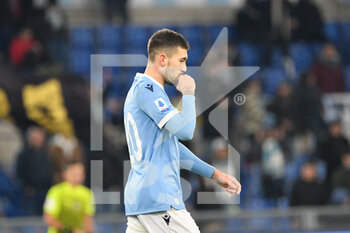 2021-12-17 - Mattia Zaccagni (SS Lazio) celebrates after scoring the goal 3-0 during the  Italian Football Championship League A 2021/2022 match between SS Lazio vs Genoa CFC at the Olimpic Stadium in Rome on 17 December 2021. - SS LAZIO VS GENOA CFC - ITALIAN SERIE A - SOCCER