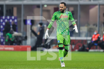 2021-12-19 - David Ospina of SSC Napoli in action during the Serie A 2021/22 football match between AC Milan and SSC Napoli at Giuseppe Meazza Stadium, Milan, Italy on December 19, 2021 - AC MILAN VS SSC NAPOLI - ITALIAN SERIE A - SOCCER